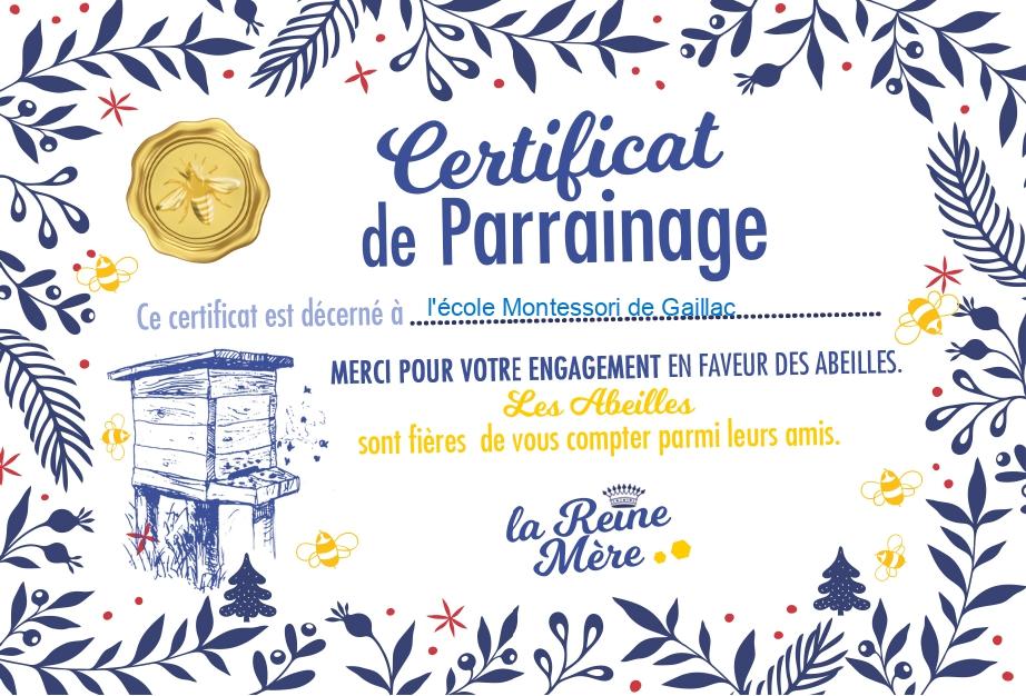 Certificat de parrainage 1 page 0001